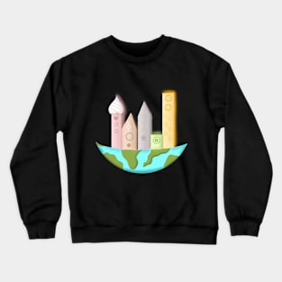 Lovely city on earth Crewneck Sweatshirt